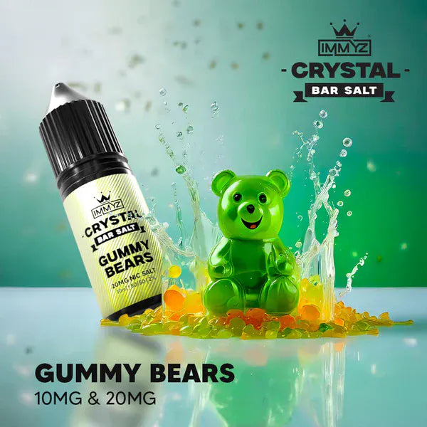 Immyz Crystal Bar Salt Gummy Bears 10 & 20MG