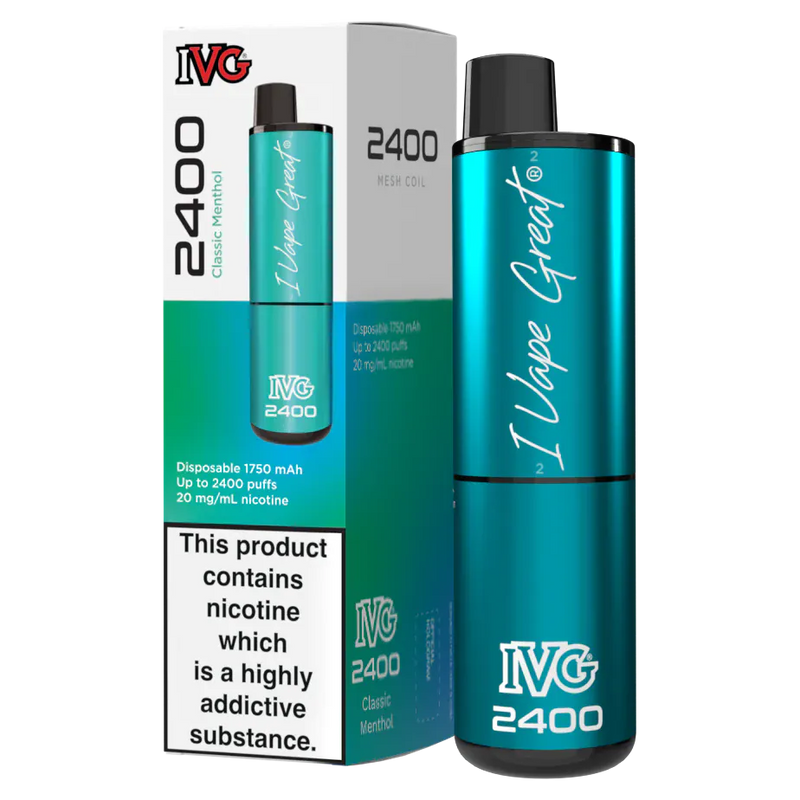 IVG 2400 Puffs Prefilled Pod Vape - From £7.50