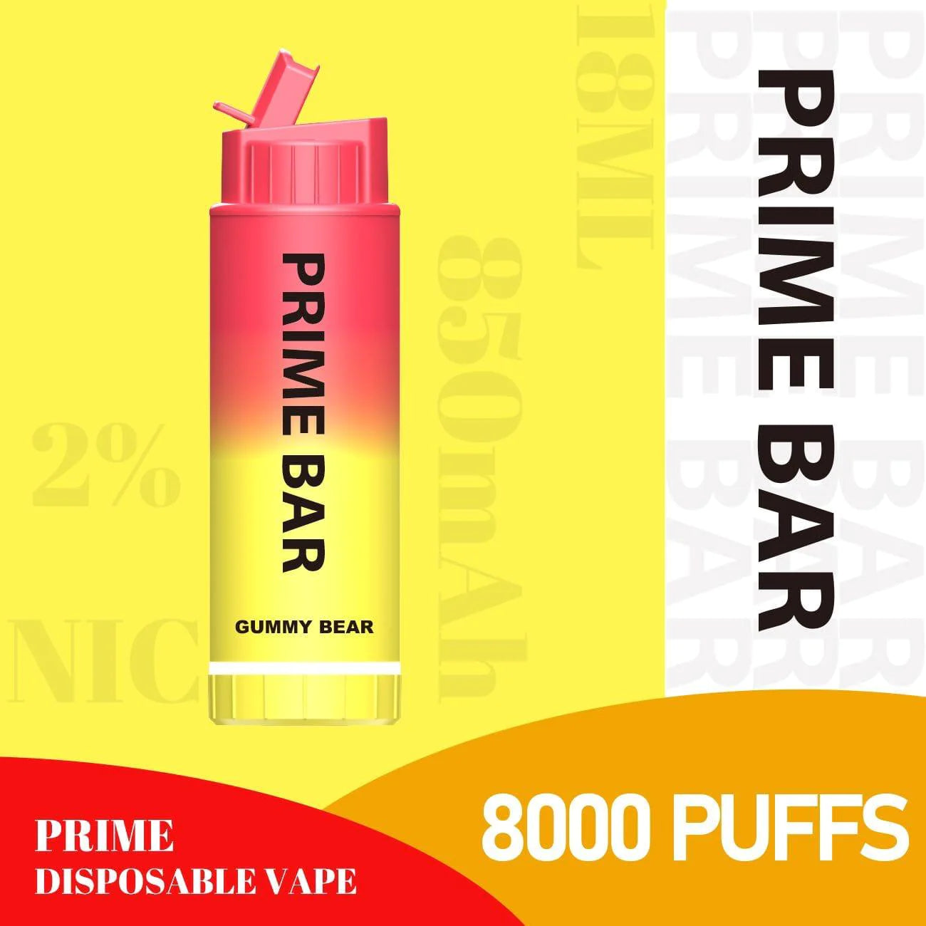 Prime Bar 8000 Puffs Disposable Vape