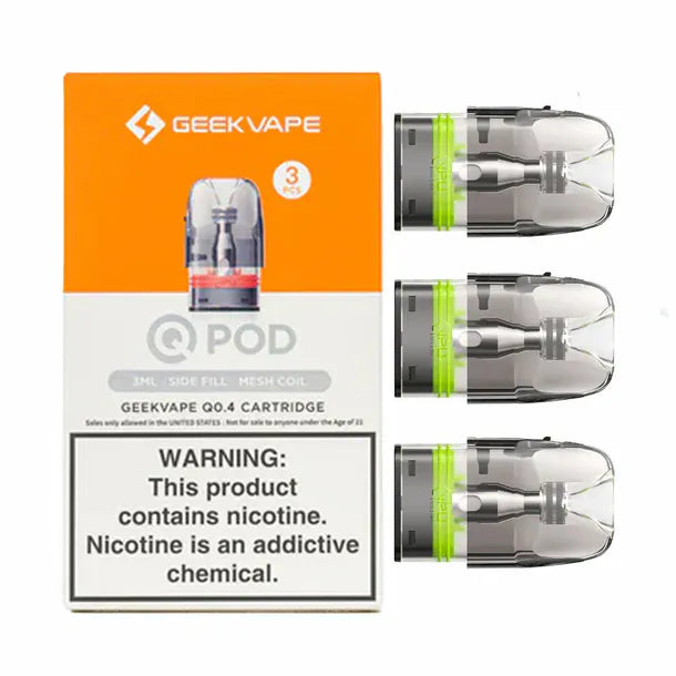 Geekvape Q Side Fill Replacement Pods - £6.99 Only