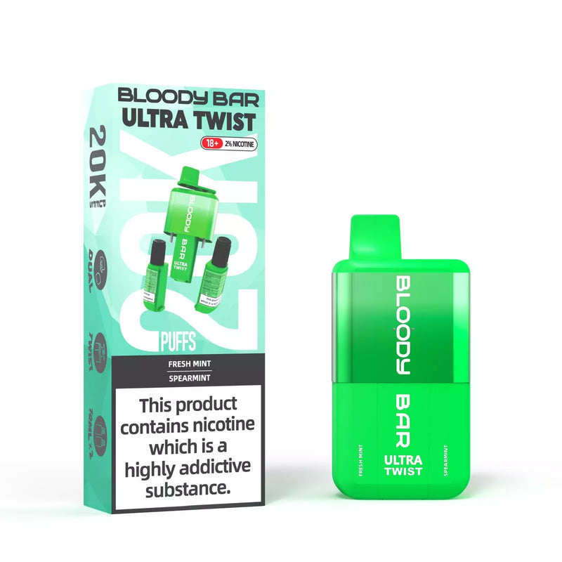 Bloody Bar Ultra Twist 20k Prefilled Pod Kit - From £10.00