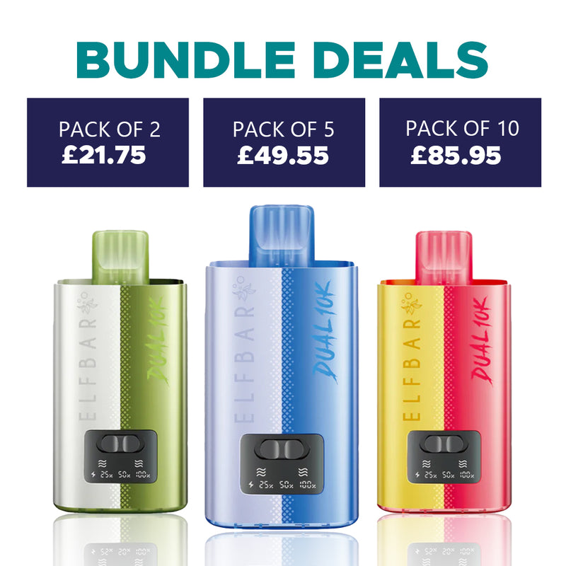 Elf Bar Dual 10k Refillable Pod Kit - Starting From £8.60