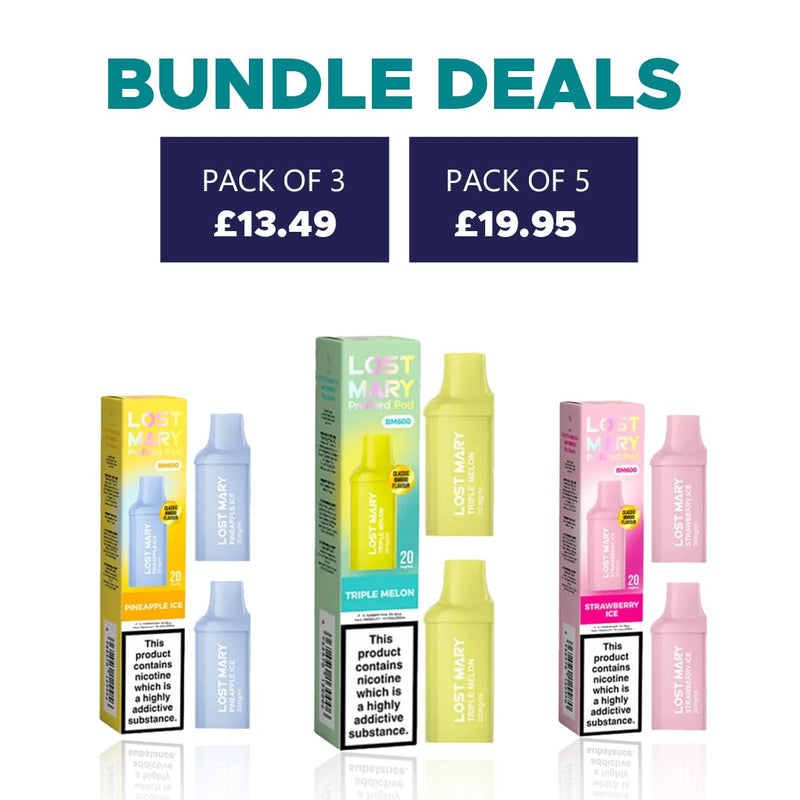Lost Mary BM600 Prefilled Replacement Pods - Starting From £3.99