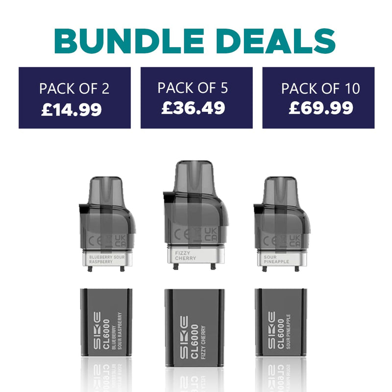 SKE Crystal CL6000 Replacement Pod Bundle Deal