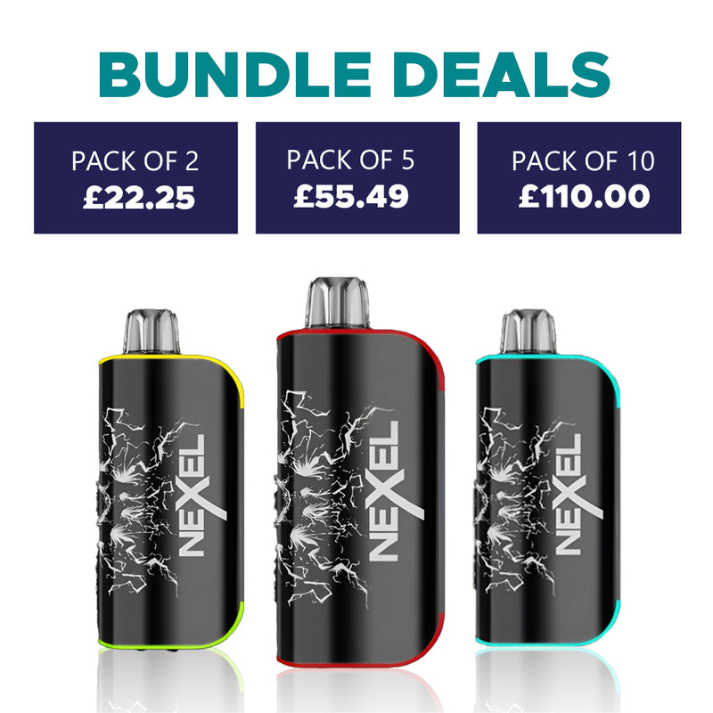 Nexel Thunder 15K Prefilled Pod Vape Kit, 15,000 Puffs - Starting From £11.00