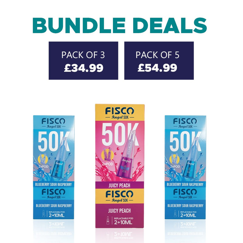 Fisco Angel 50K, 50000 Puffs Prefilled Pod Kit - Starting From £11.00