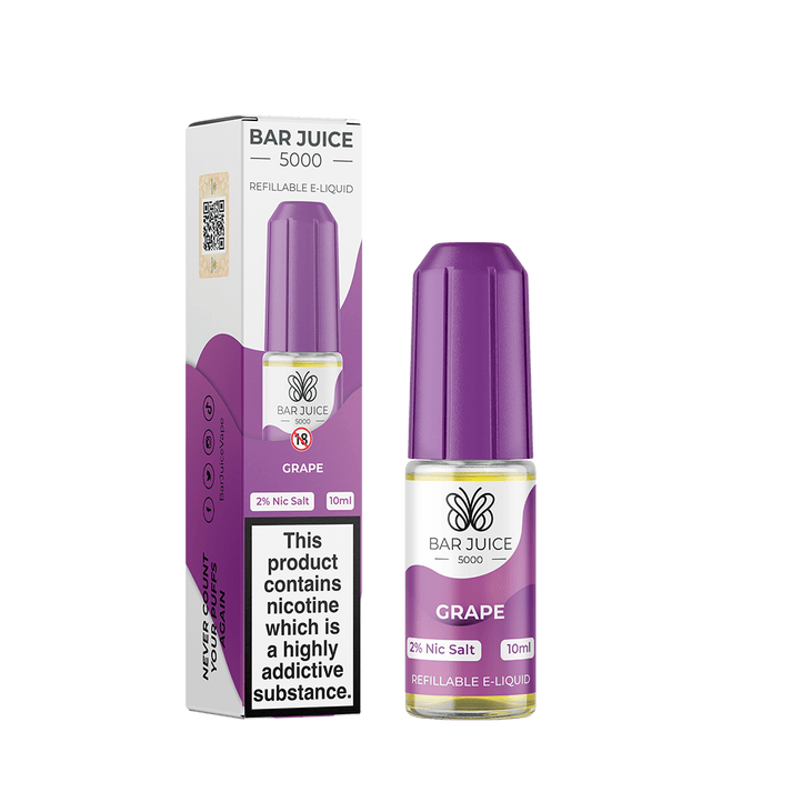 Bar Juice 5000 e liquid grape flavor