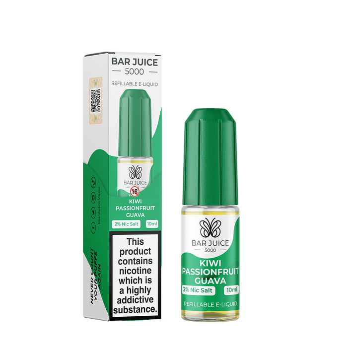 Bar juice 5000 E liquid 10 & 20 Mg Nic Salt In 10ml
