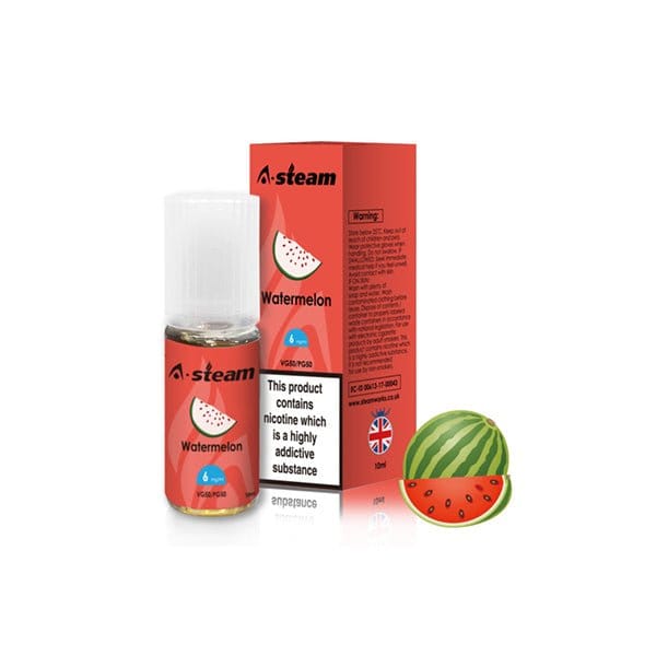 A-Steam Fruit Flavours 12MG 10ML (50VG/50PG) - vapeverseuk