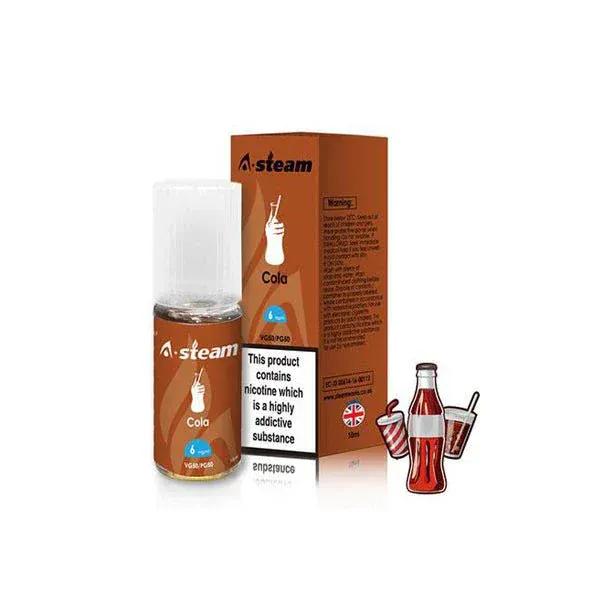 A-Steam Fruit Flavours 18MG 10ML (50VG/50PG) - vapeverseuk