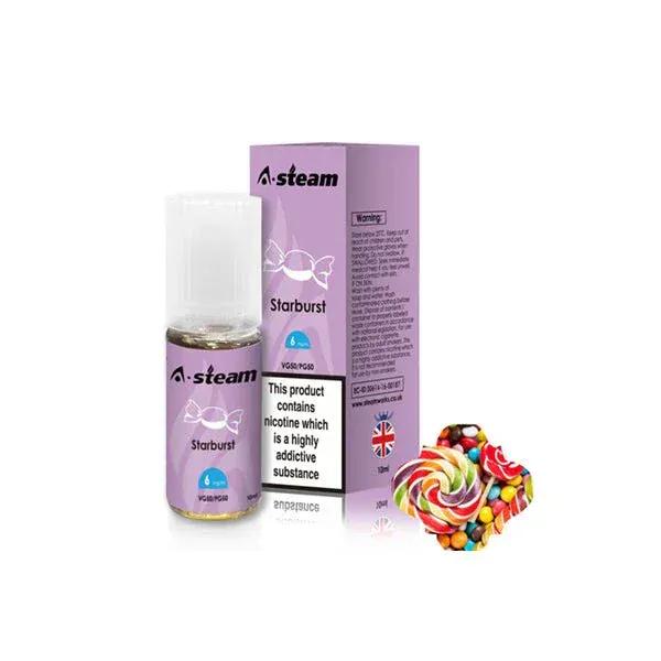 A-Steam Fruit Flavours 18MG 10ML (50VG/50PG) - vapeverseuk