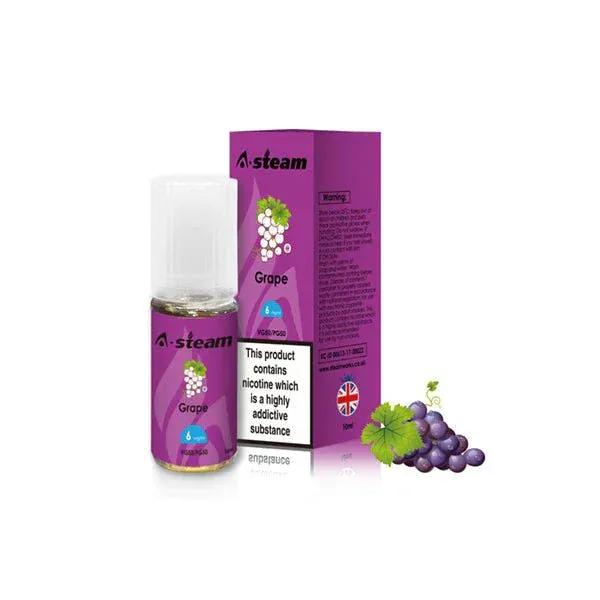 A-Steam Fruit Flavours 18MG 10ML (50VG/50PG) - vapeverseuk