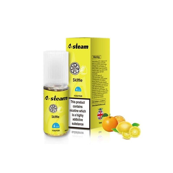 A-Steam Fruit Flavours 6MG 10ML (50VG/50PG) - vapeverseuk