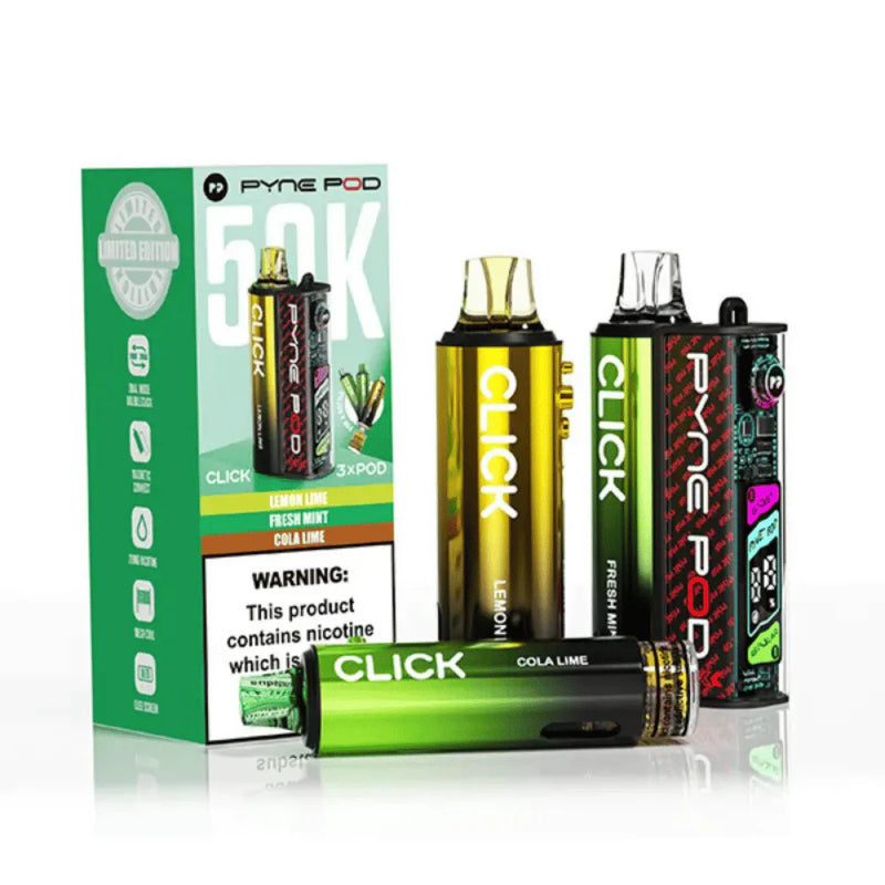 Pyne Pod Click 50K puffs prefilled pod vape kit