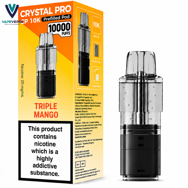 CP Pro CP 10k Prefilled refill Pods - Any 3 for £11.79