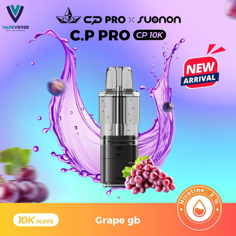 CP Pro CP 10k Prefilled refill Pods - Any 3 for £11.79