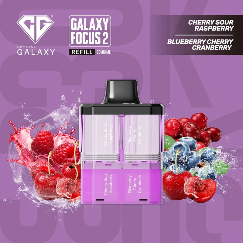 Crystal Galaxy Focus 2 30k Replacement Pack of 5