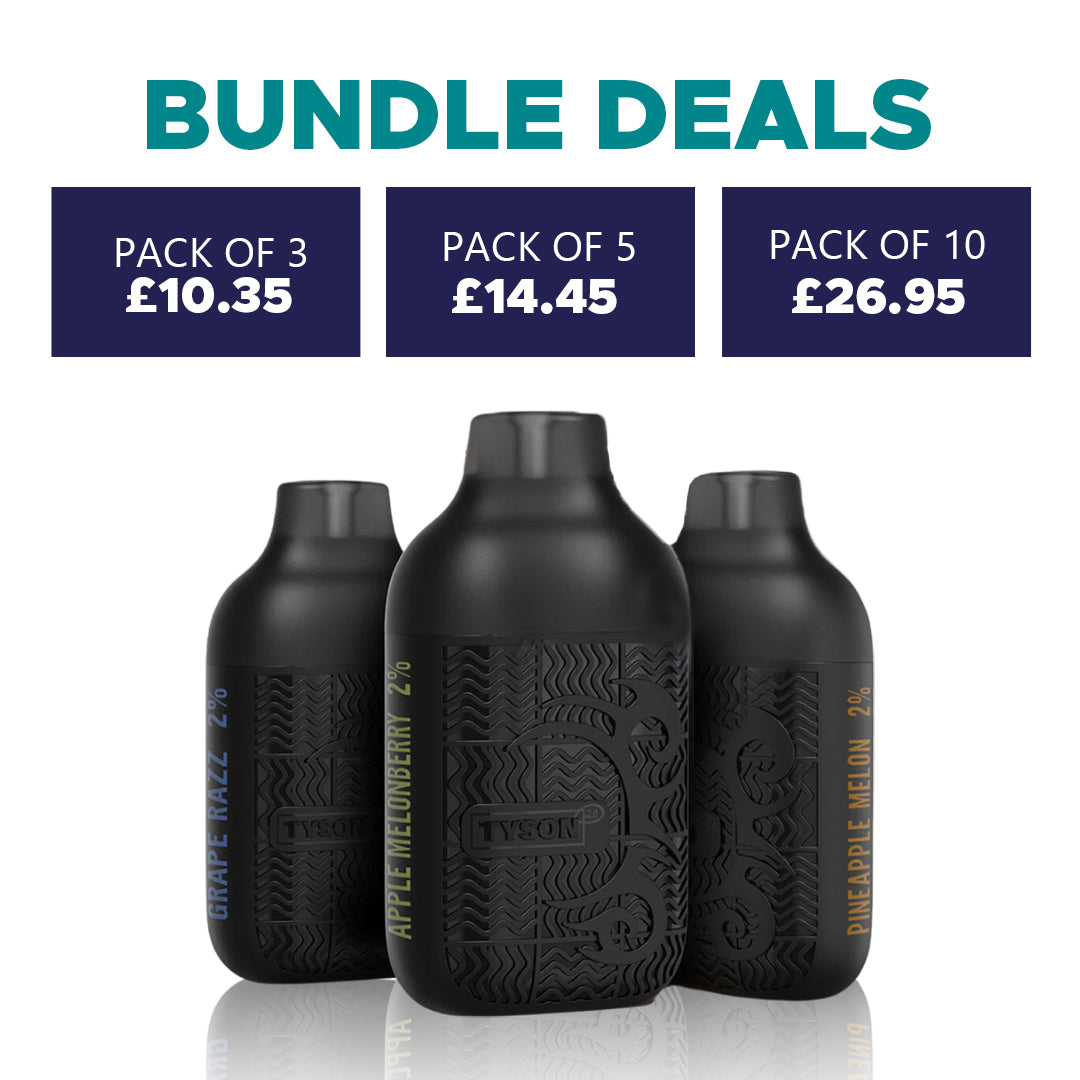 Tyson 2.0 Lightweight 600 Disposable Vape Tyson 2.0 Lightweight 600 Disposable Vape