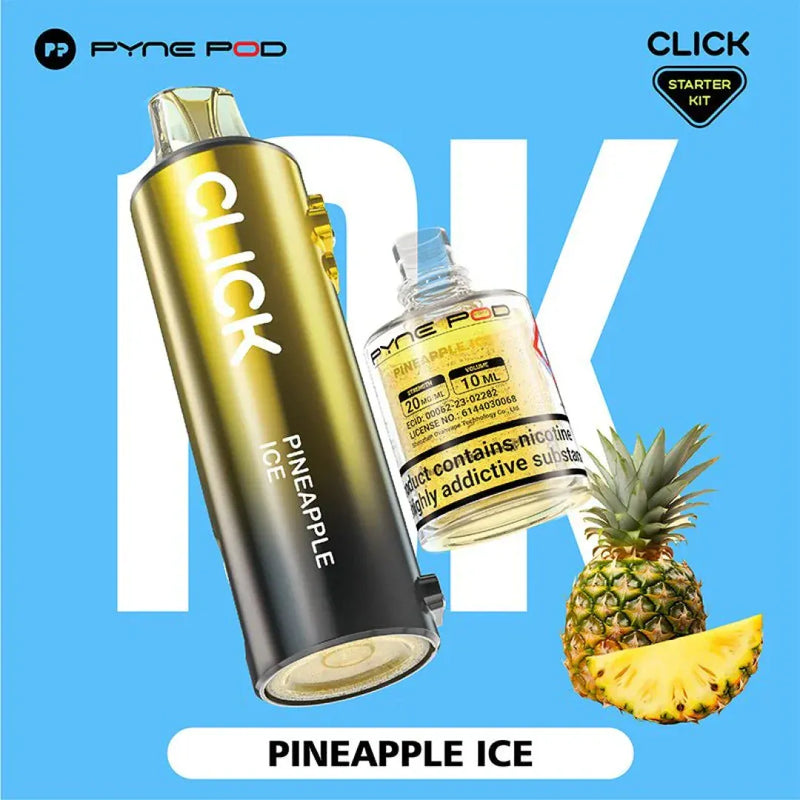 Pyne Pod Click Refill Pod 10k Puffs For 50k Device  pineapple ice