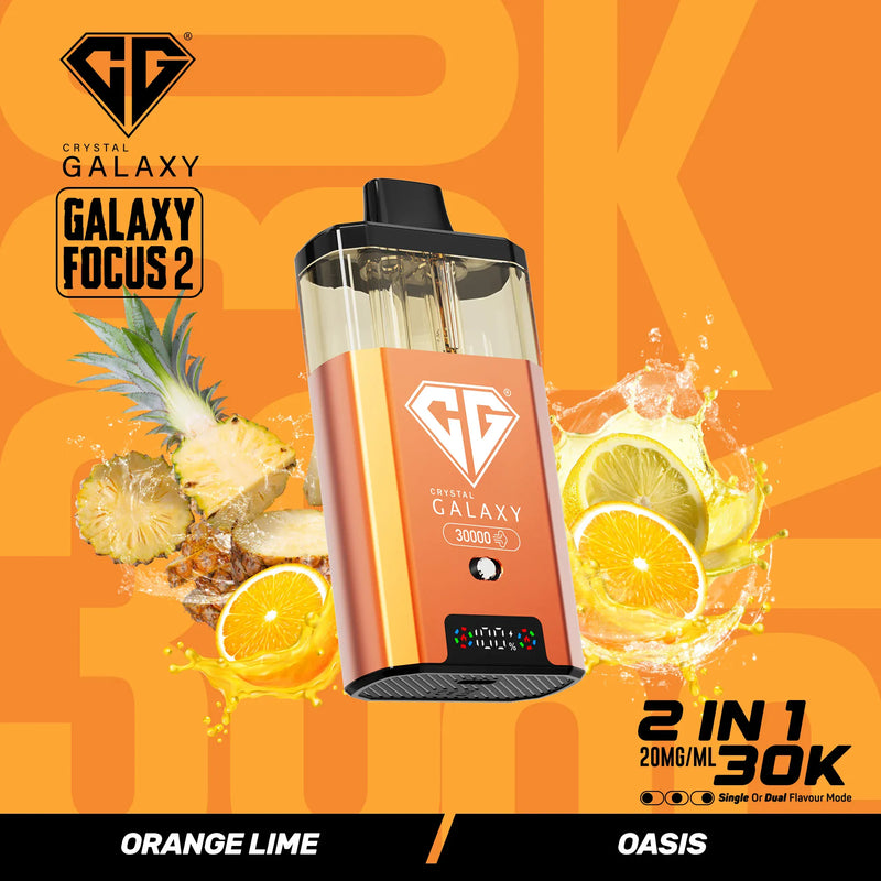 Crystal Galaxy 30k Focus 2 Prefilled Vape Kit - From £10.70