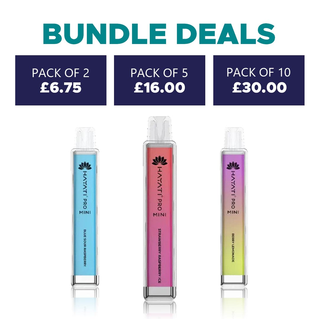 Hayati Pro Mini 600 Puffs Disposable Vape | Any 5 For 16.00 Hayati Pro Mini 600 Puffs Disposable Vape | Any 5 For 16.00