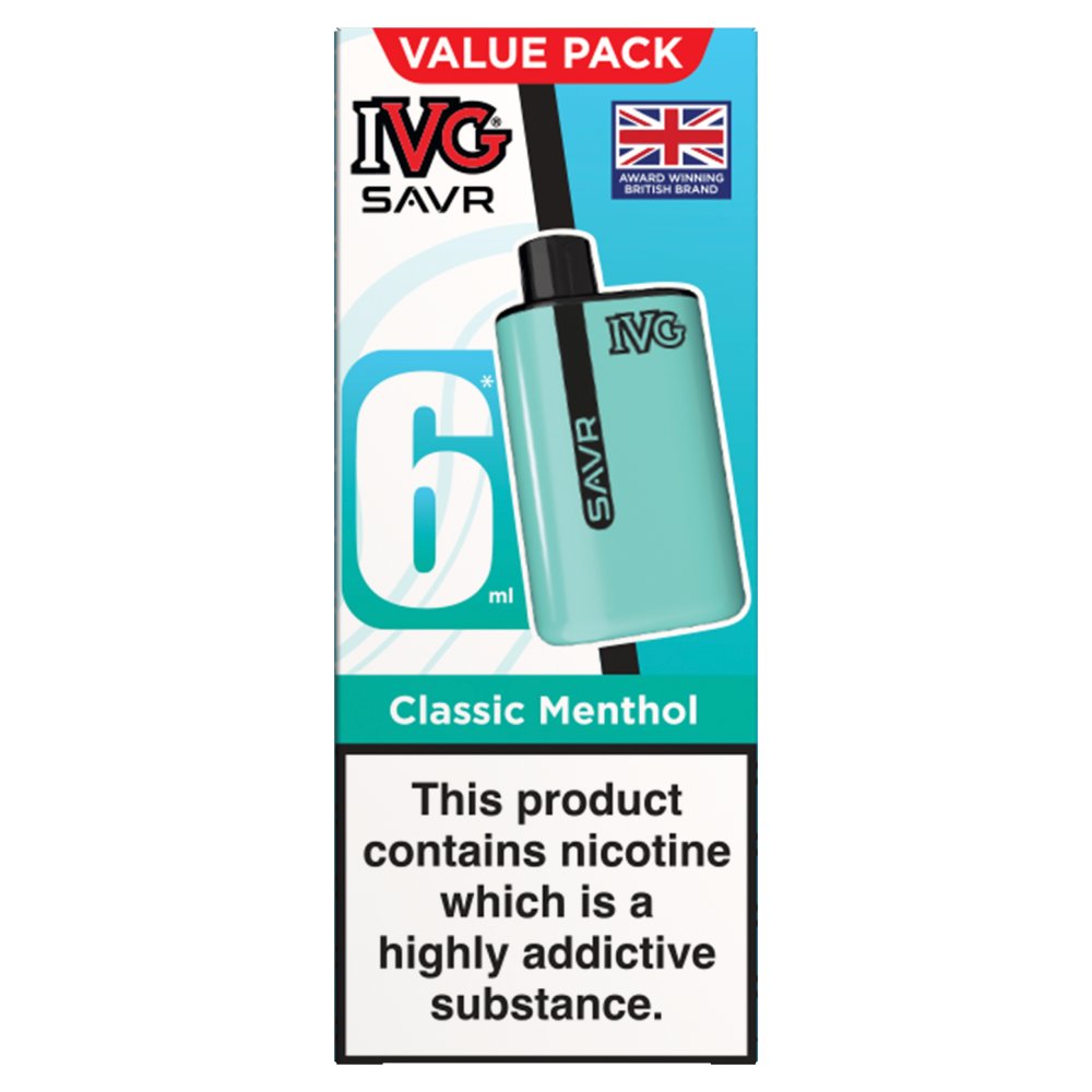 IVG SAVR 3000 Puffs Prefilled Pod Vape Kit 6ml | Starting From 6.50 IVG SAVR 3000 Puffs Prefilled Pod Vape Kit 6ml | Starting From 6.50