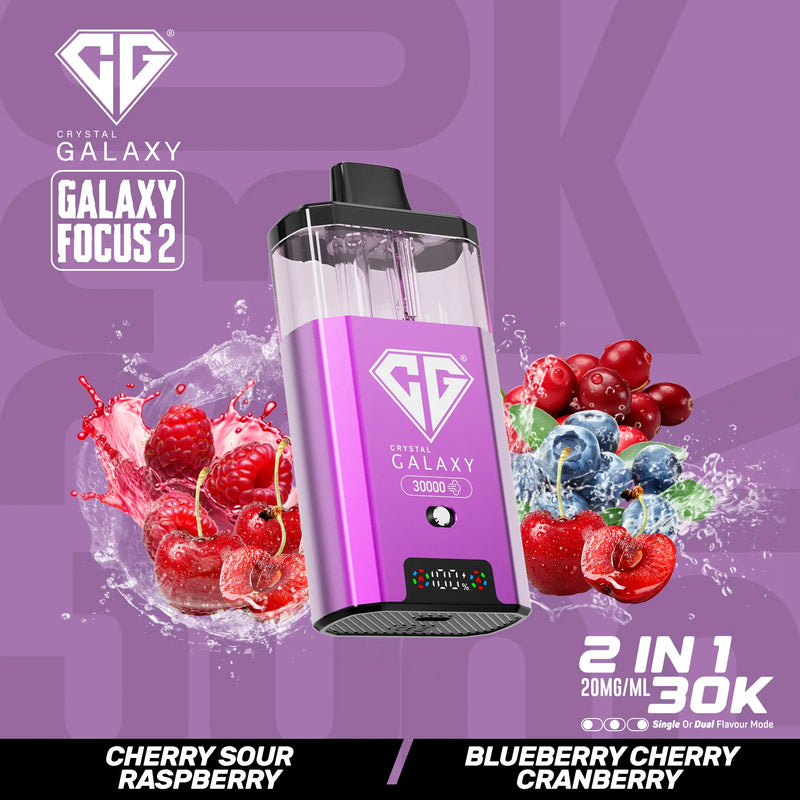 Crystal Galaxy 30k Focus 2 Prefilled Vape Kit - From £10.70