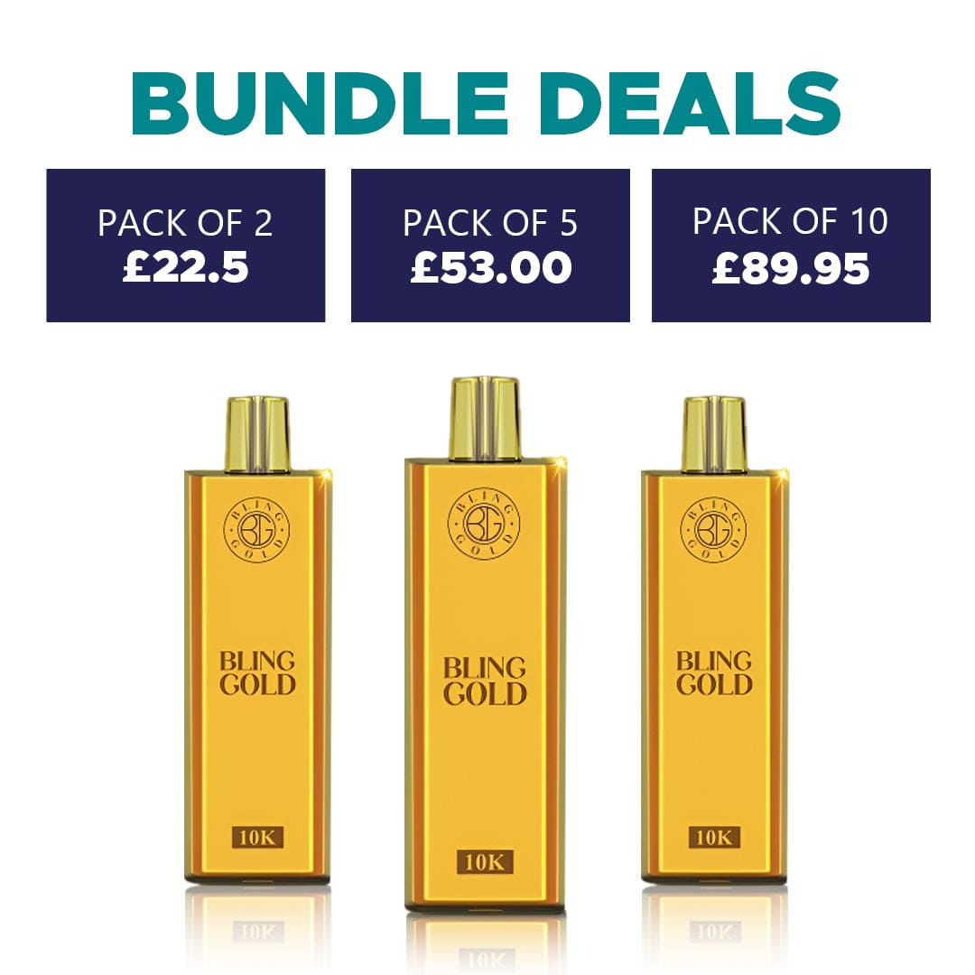 Bling Gold 10K Puffs Disposable Vape Bling Gold 10K Puffs Disposable Vape