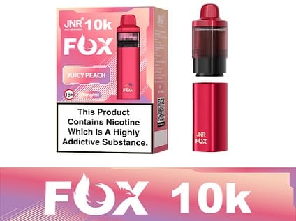 JNR Fox 10K Prefilled Pod Vape Kit - From £8.00