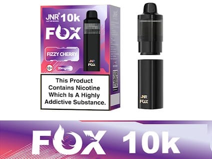JNR Fox 10K Prefilled Pod Vape Kit - From £8.00