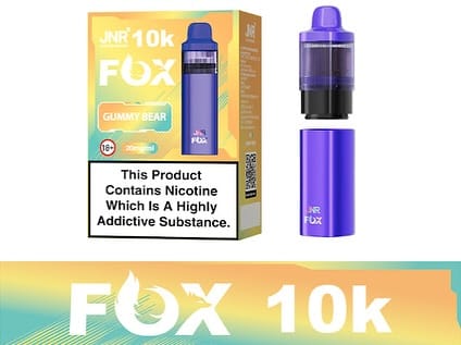 JNR Fox 10K Prefilled Pod Vape Kit - From £8.00