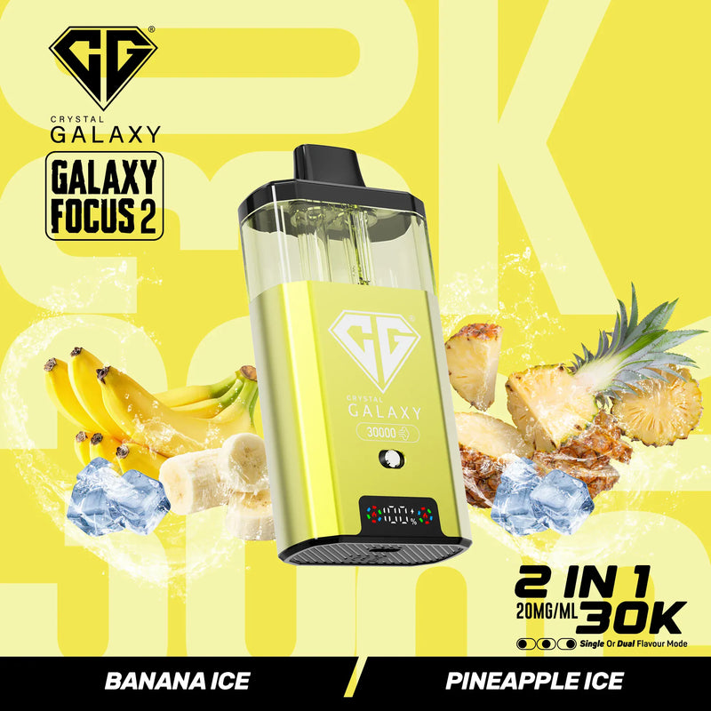 Crystal Galaxy 30k Focus 2 Prefilled Vape Kit - From £10.70