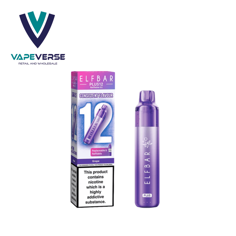 Elf Bar Plus 12 Prefilled Pod Kit 20mg | 12000 Puffs