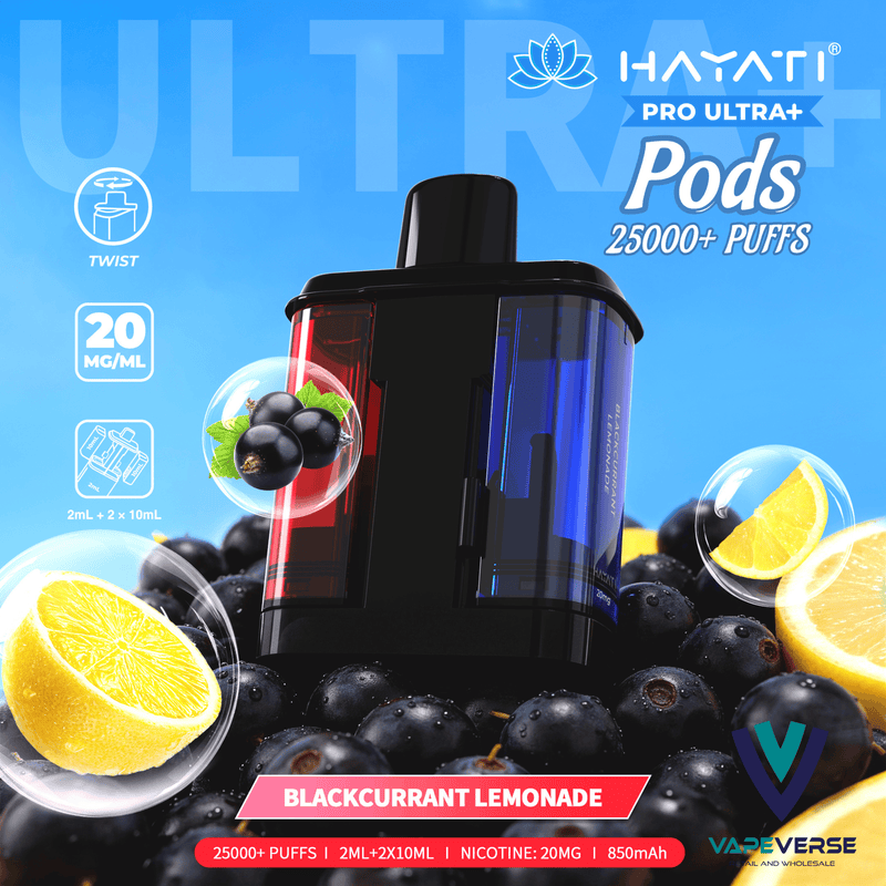 Hayati Pro Ultra Plus 25k Prefilled Refill Pod - Form £6.75