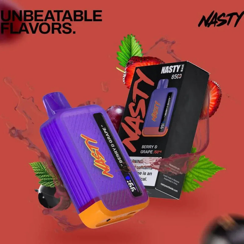 Nasty Bar 8500 Berry & Grape