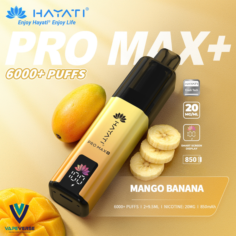 Hayati Pro Max Plus 6k Prefilled Pod kit - Starting From £6.79