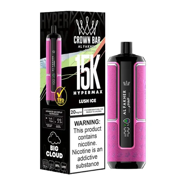Al Fakher Hypermax 15000 Puffs Disposable Vape | 5 Each Al Fakher Hypermax 15000 Puffs Disposable Vape | 5 Each
