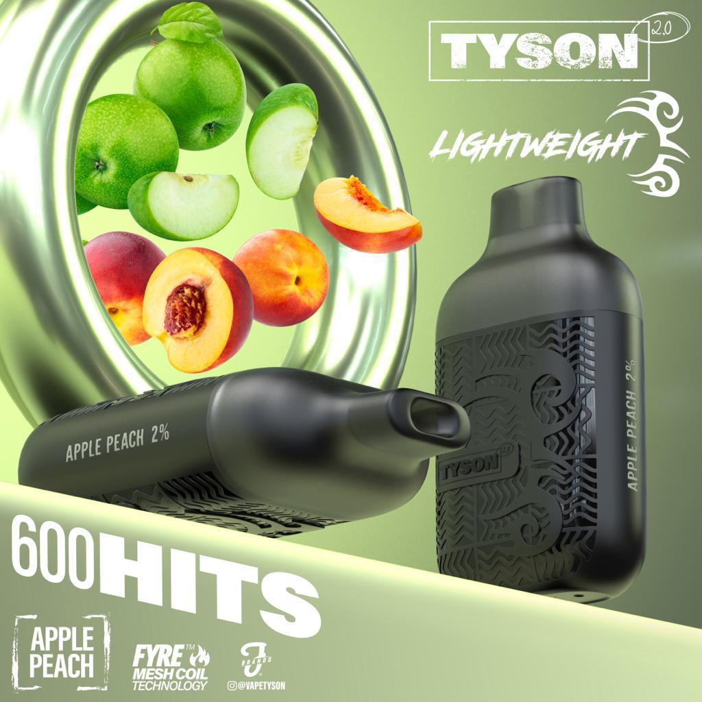 Tyson 2.0 Lightweight 600 Disposable Vape Tyson 2.0 Lightweight 600 Disposable Vape