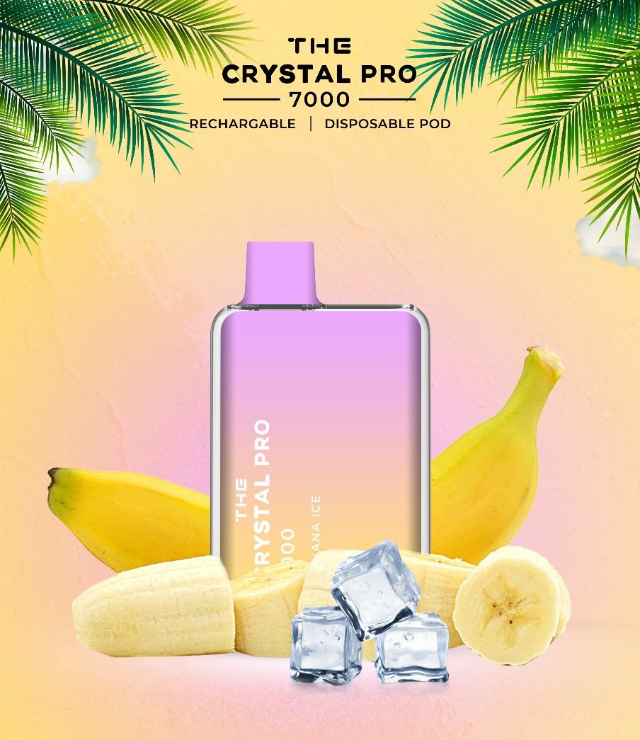 The Crystal Pro 7000 Puffs Disposable Vape The Crystal Pro 7000 Puffs Disposable Vape
