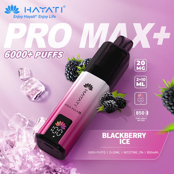 Hayati Pro Max Plus 6k Prefilled Pod kit - Starting From £6.79