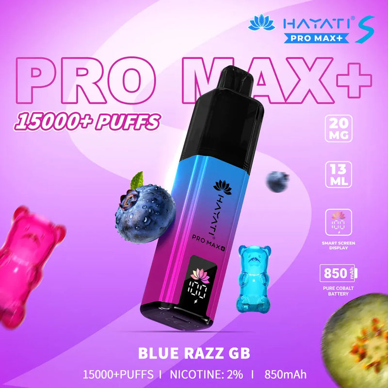 Hayati Pro Max Plus S 15000 Puffs Prefilled Pod Kit - From £10.99