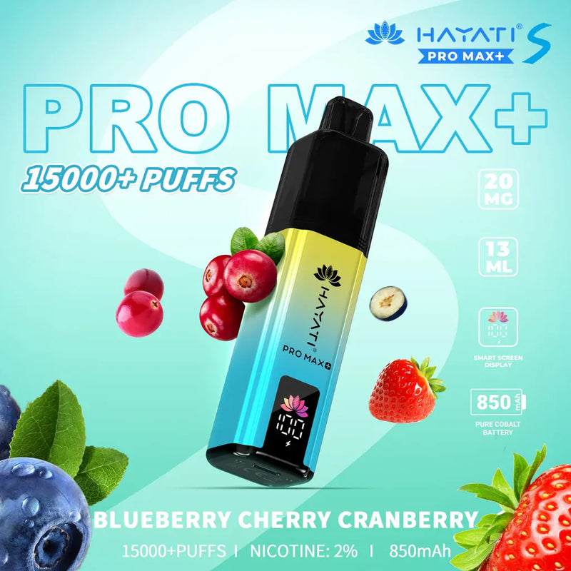 Hayati Pro Max Plus S 15000 Puffs Prefilled Pod Kit - From £10.99