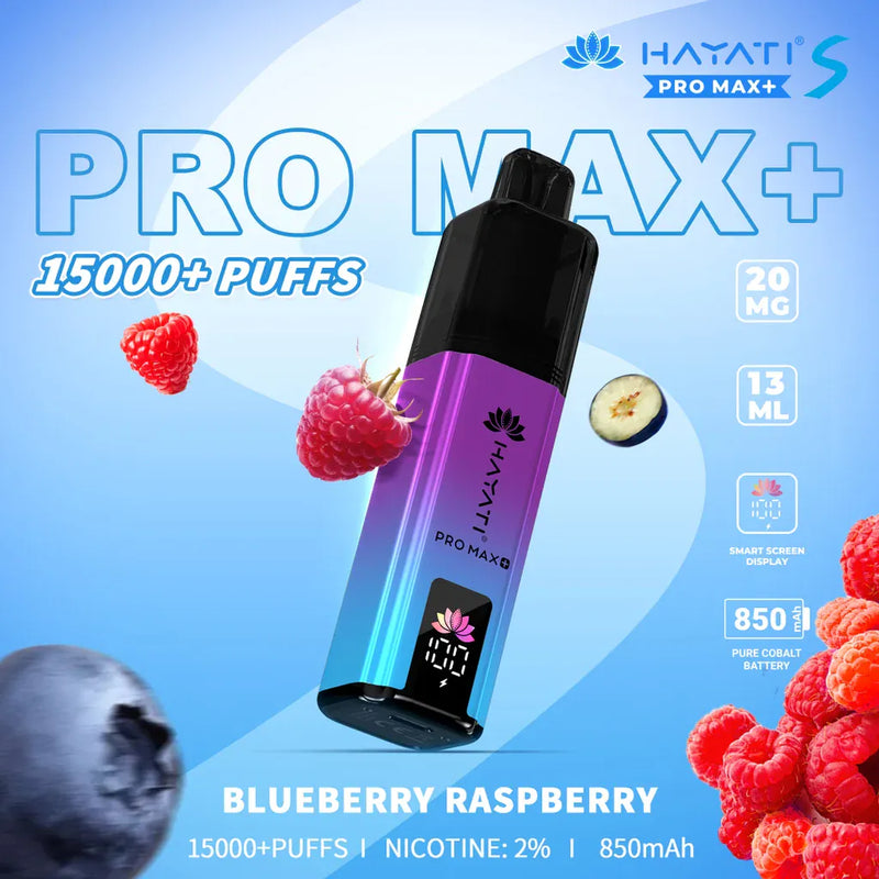 Hayati Pro Max Plus S 15000 Puffs Prefilled Pod Kit - From £10.99