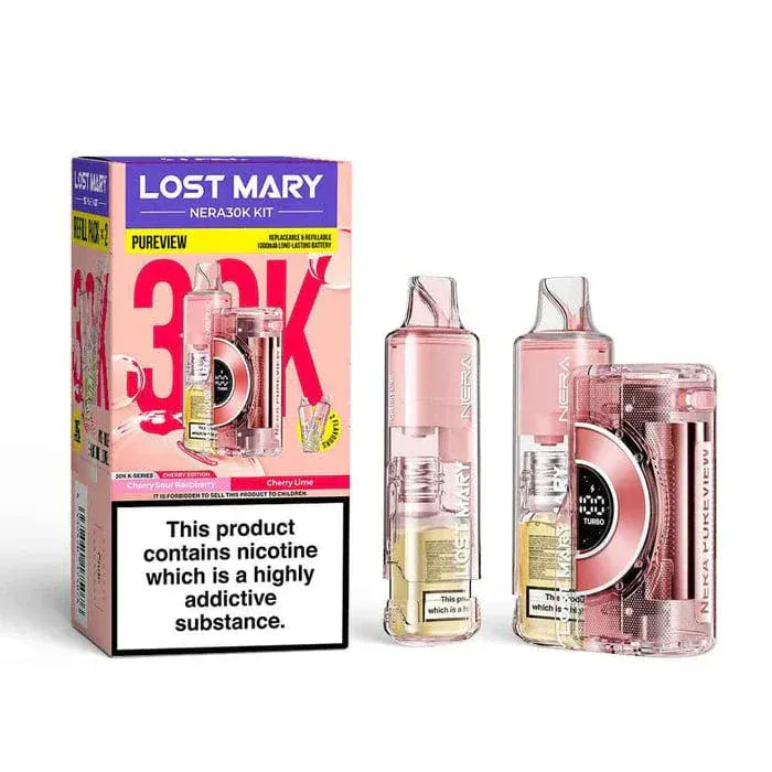 Lost Mery Nera Pureview 30k , 30,000 Puffs Prefilled Pod Kit