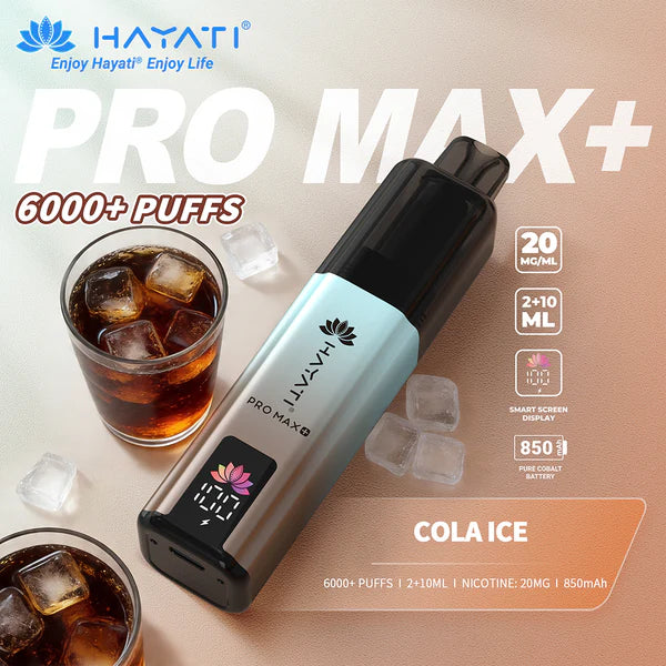 Hayati Pro Max Plus 6k Prefilled Pod kit - Starting From £6.79
