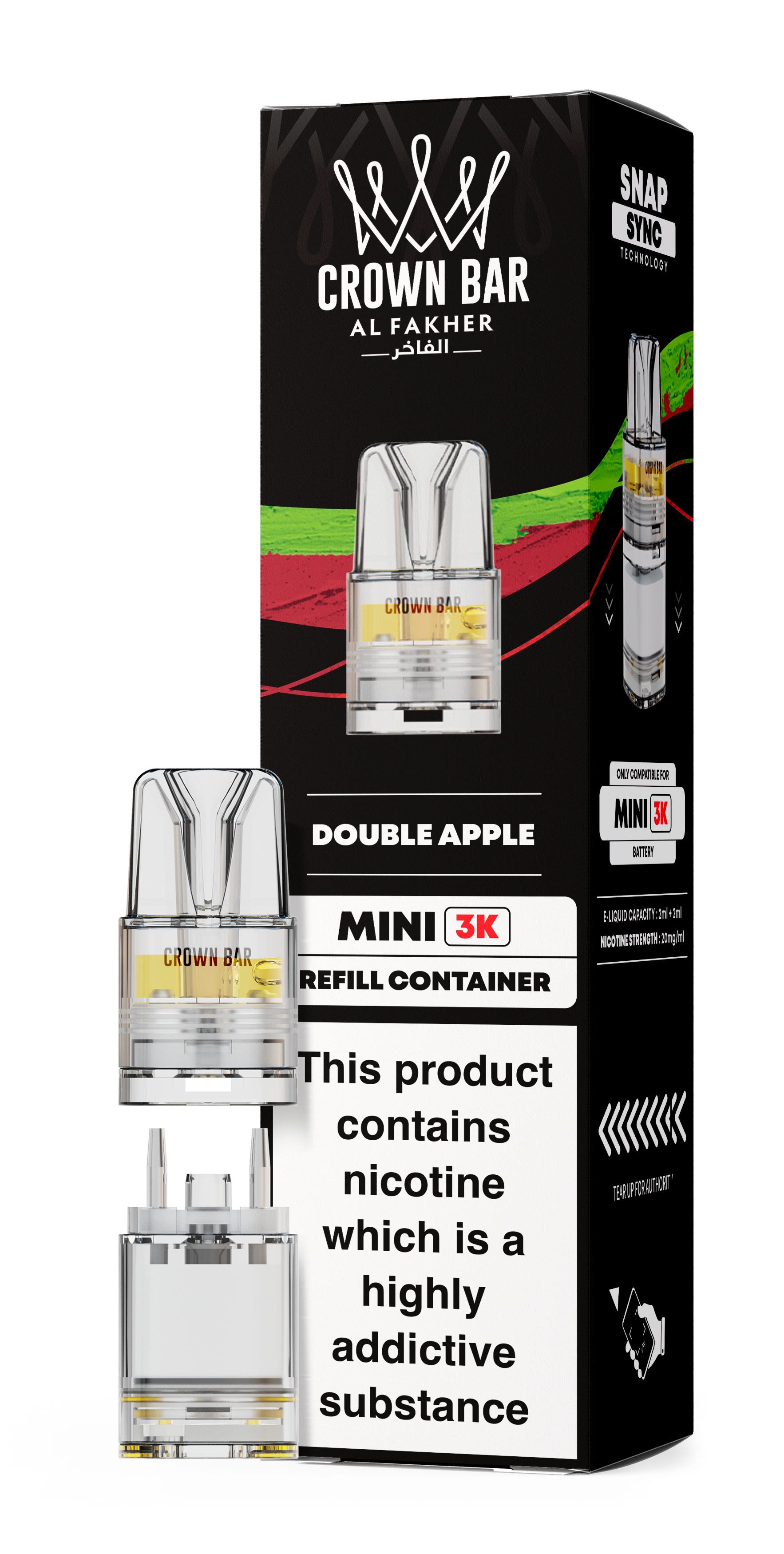 Al Fakher Crown Bar Mini 3K Refill Pods | Starting From 3.49 Al Fakher Crown Bar Mini 3K Refill Pods | Starting From 3.49