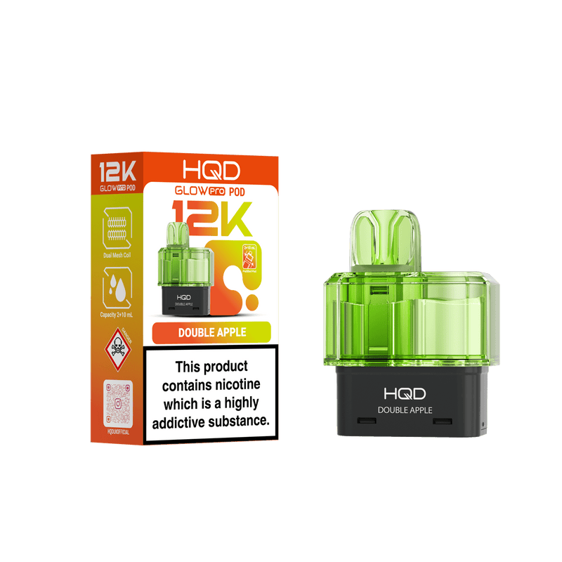 HQD Glow Pro 12k Replacement Pods - £5.49 Only