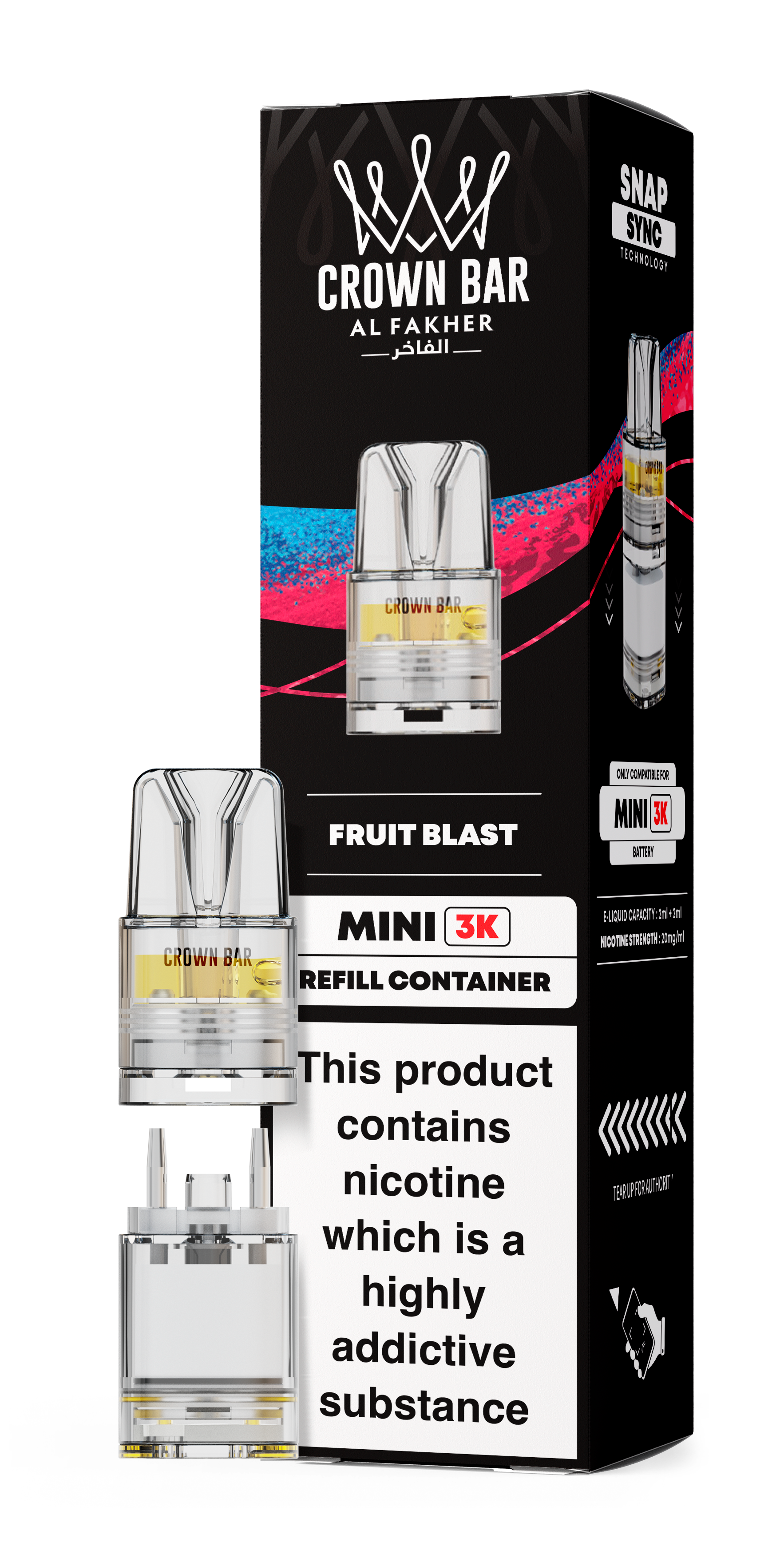 Al Fakher Crown Bar Mini 3K Refill Pods | Starting From 3.49 Al Fakher Crown Bar Mini 3K Refill Pods | Starting From 3.49