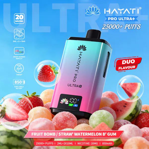 Hayati Pro Ultra Plus 25000 Puffs Prefilled Pod Kit - From £8.99