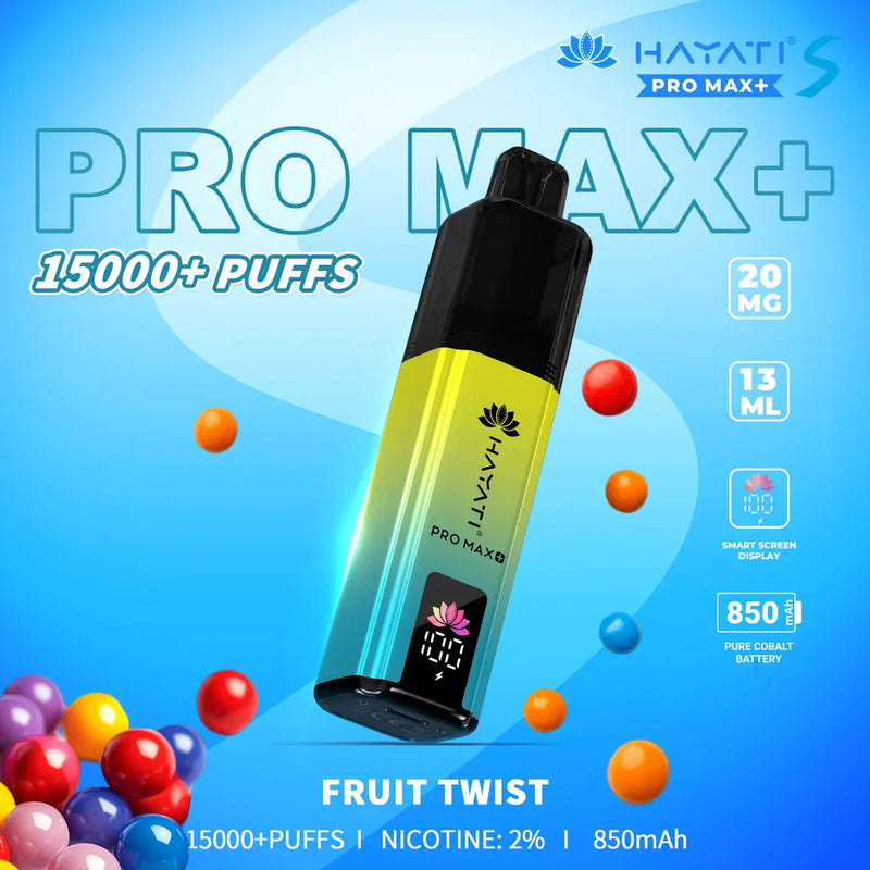 Hayati Pro Max Plus S 15000 Puffs Prefilled Pod Kit - From £10.99